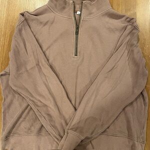 tentree Women's Brown V-Neck Sweater